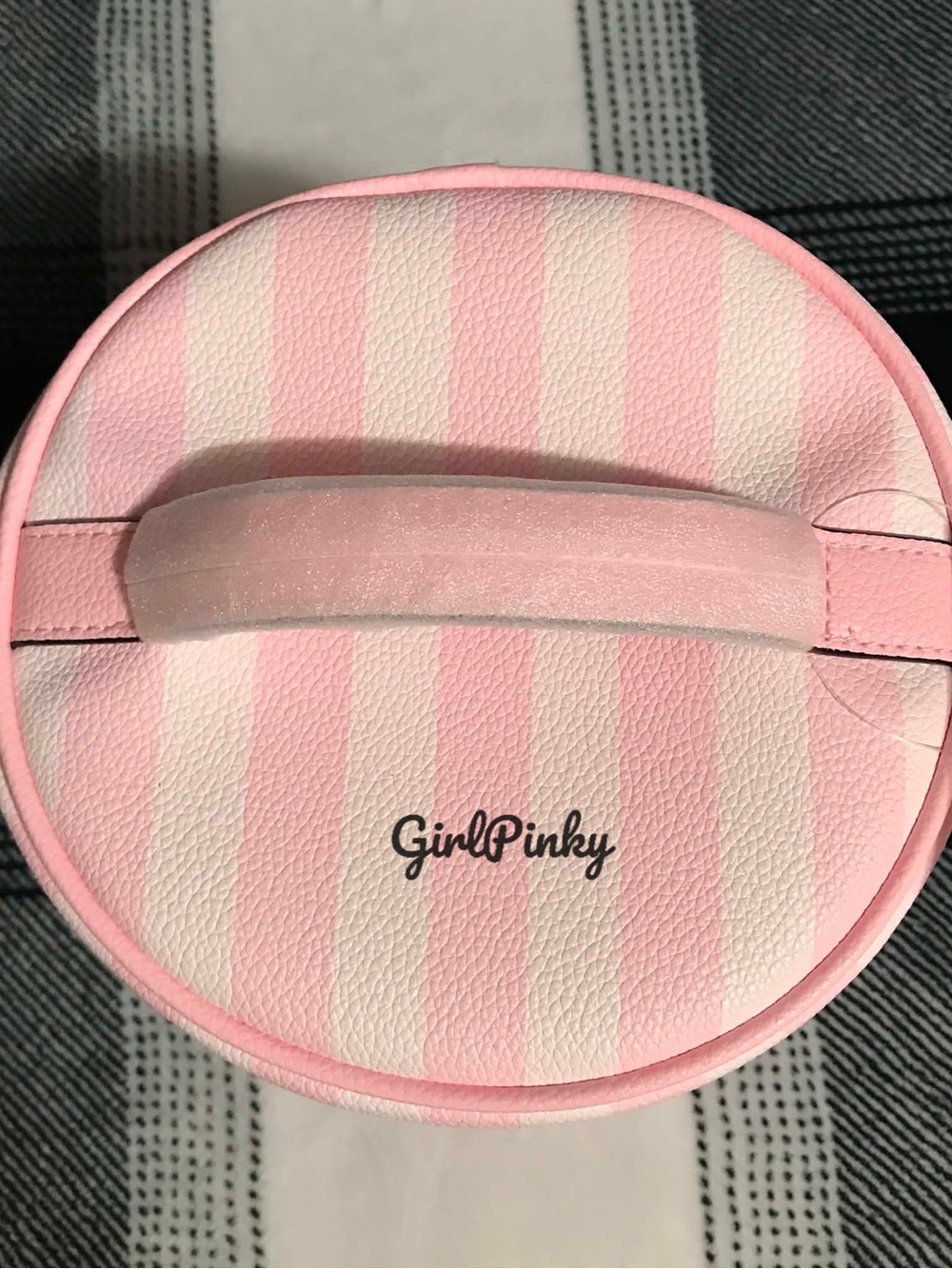 VICTORIA’S SECRET 2 PIECE VANITY MAKEUP/STORAGE CASES IN HERITAGE STRIPES - Picture 13 of 16